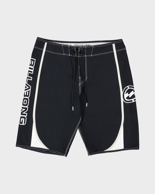 Billabong Mens Dbah Bio Wave 21" Boardshorts - Black/White
