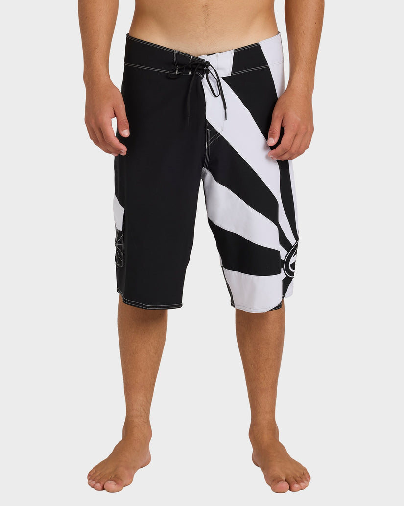 Billabong Mens A.I. Rising Sun Pro 22" Boardshort - Black White