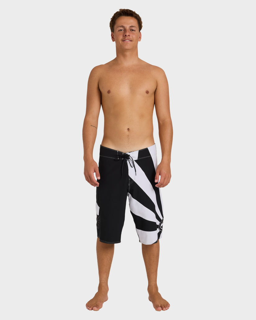 Billabong Mens A.I. Rising Sun Pro 22" Boardshort - Black White