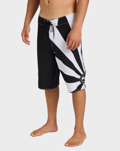 Billabong Mens A.I. Rising Sun Pro 22" Boardshort - Black White