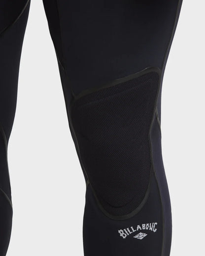 Mens 4/3mm Revolution Pro Chest Zip Steamer Wetsuit - Black