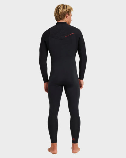 Billabong Mens 3/2mm Revolution Natural Chest Zip Steamer Wetsuit