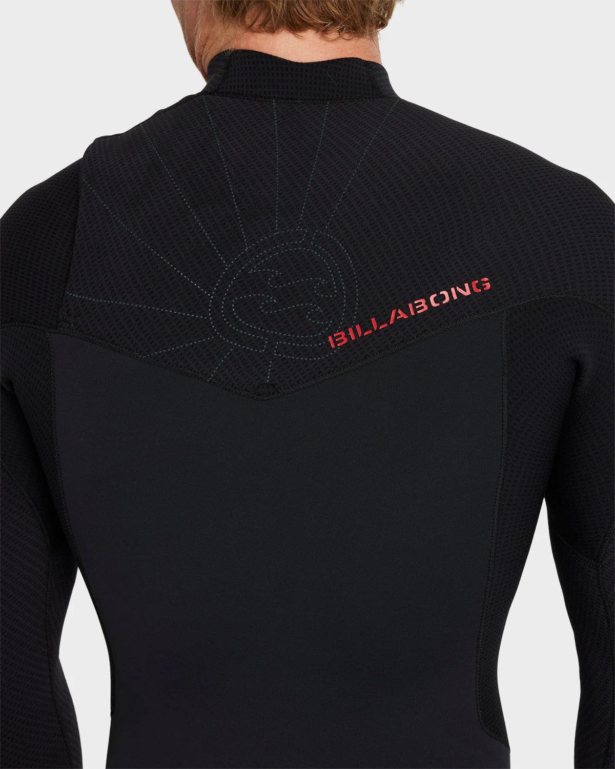 Billabong Mens 3/2mm Revolution Natural Chest Zip Steamer Wetsuit