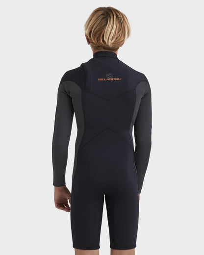 Boys 2/2mm Absolute Natural Long Sleeve Spring Suit Wetsuit - Graphite