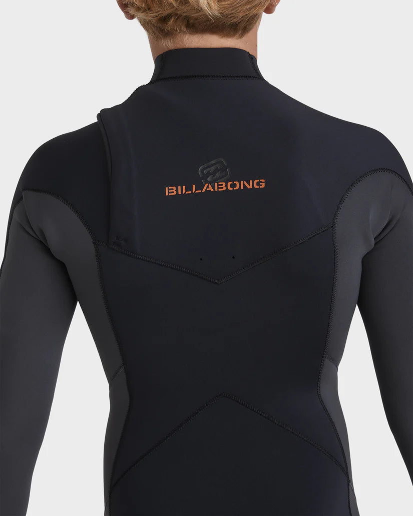 Boys 2/2mm Absolute Natural Long Sleeve Spring Suit Wetsuit - Graphite