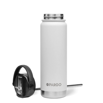 Project Pargo 750mL Insulated Bottle w/ Straw Lid - Bone White