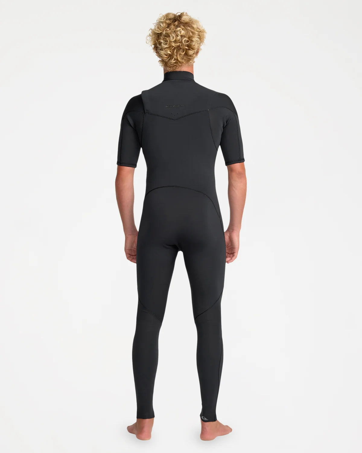 Quiksilver Mens 2/2mm Everyday Sessions Chest Zip Short Sleeve Steamer Wetsuit