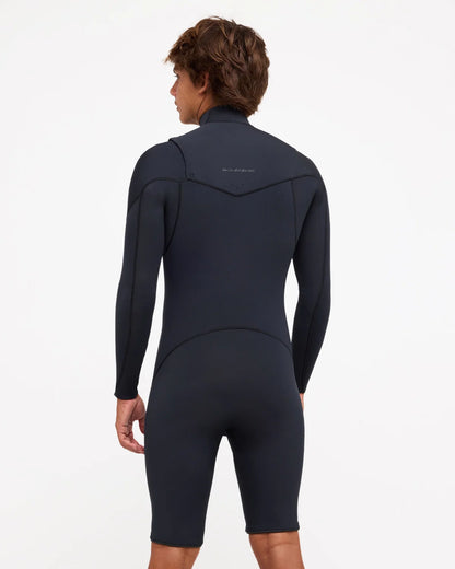 Quiksilver Mens 2mm Everyday Sessions Chest Zip Long Sleeve Springsuit