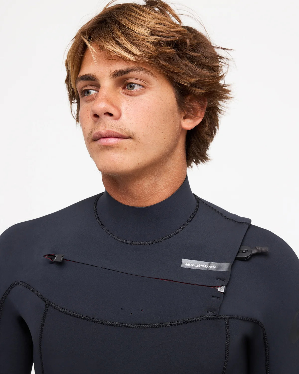 Quiksilver Mens 2mm Everyday Sessions Chest Zip Long Sleeve Springsuit