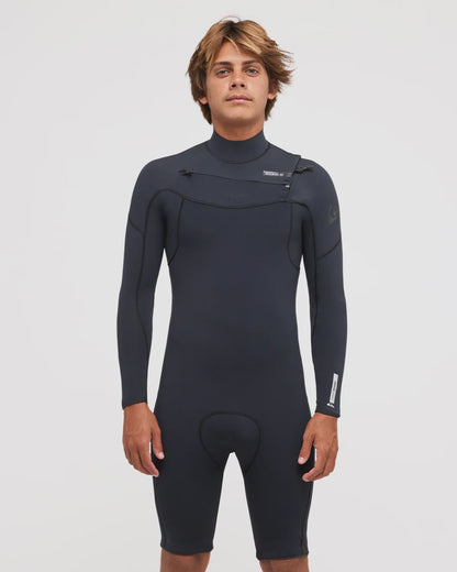 Quiksilver Mens 2mm Everyday Sessions Chest Zip Long Sleeve Springsuit