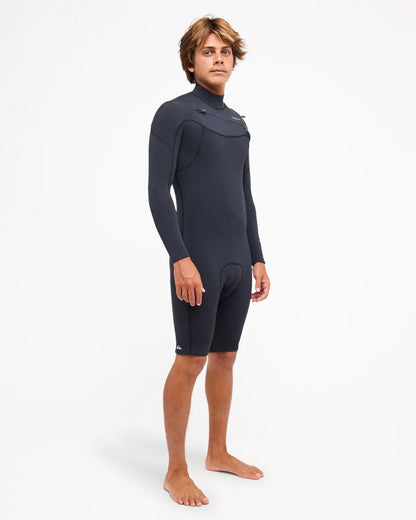 Quiksilver Mens 2mm Everyday Sessions Chest Zip Long Sleeve Springsuit