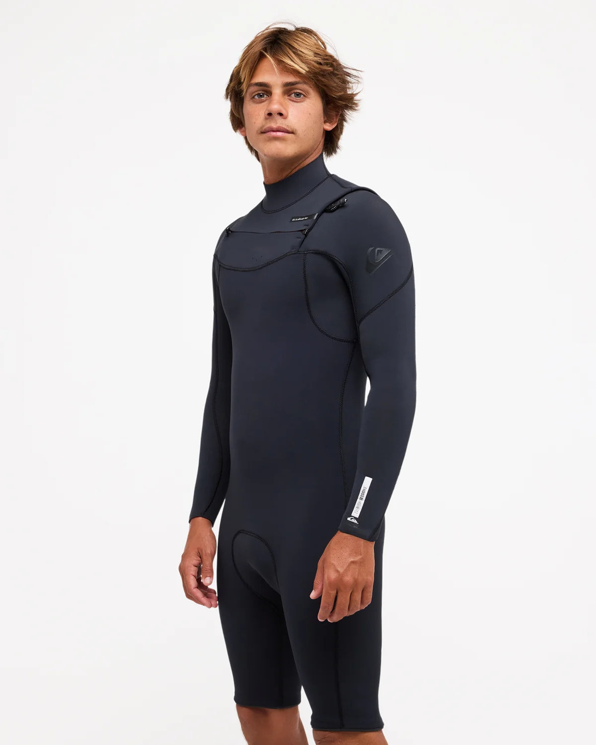 Quiksilver Mens 2mm Everyday Sessions Chest Zip Long Sleeve Springsuit