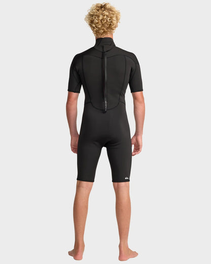 Quiksilver Mens 2/2 Prologue+ Back Zip Springsuit - Black