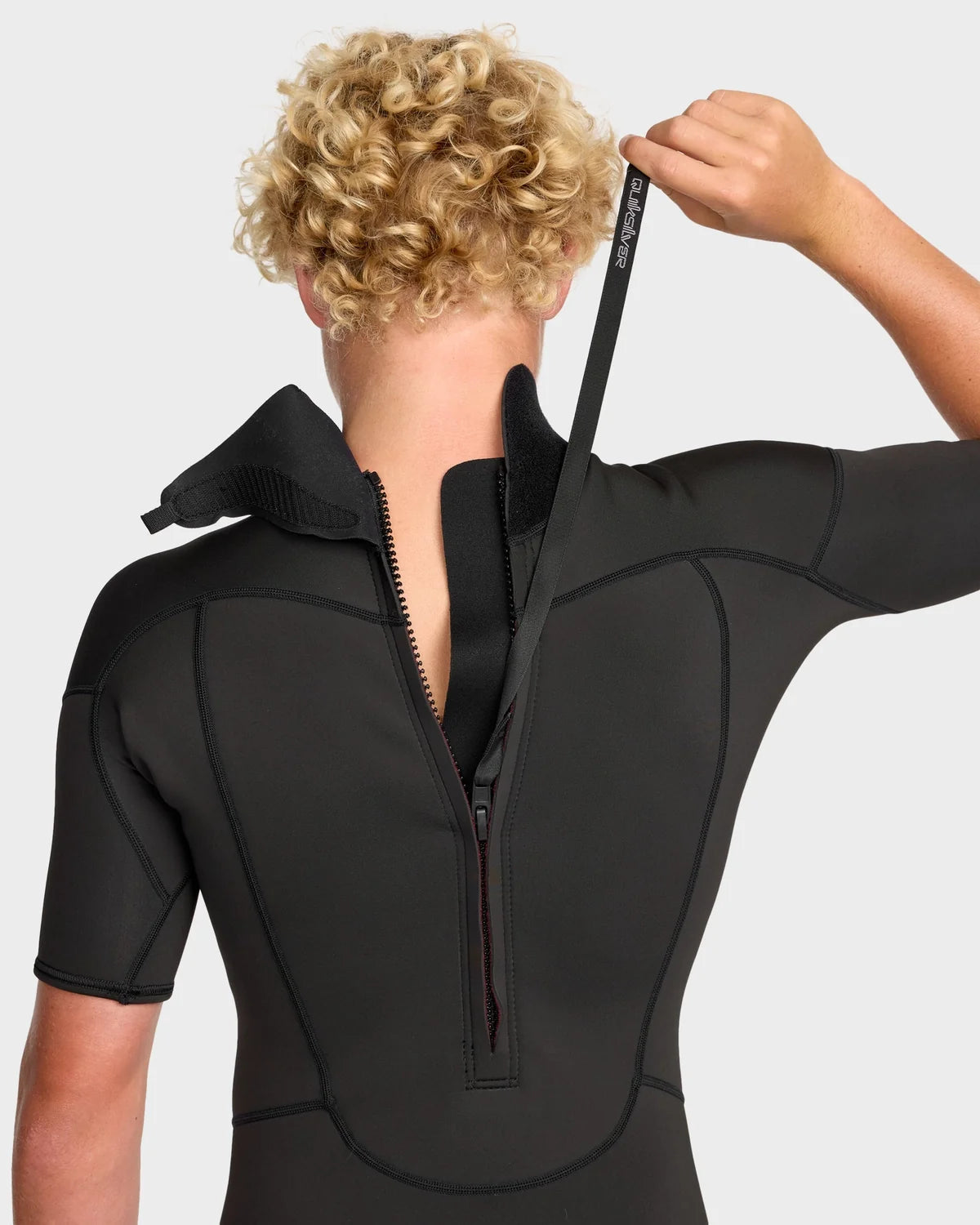 Quiksilver Mens 2/2 Prologue+ Back Zip Springsuit - Black