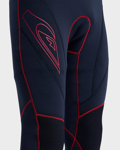 Quiksilver Boys 3/2mm Mercury Chest Zip Wetsuit - Salsa