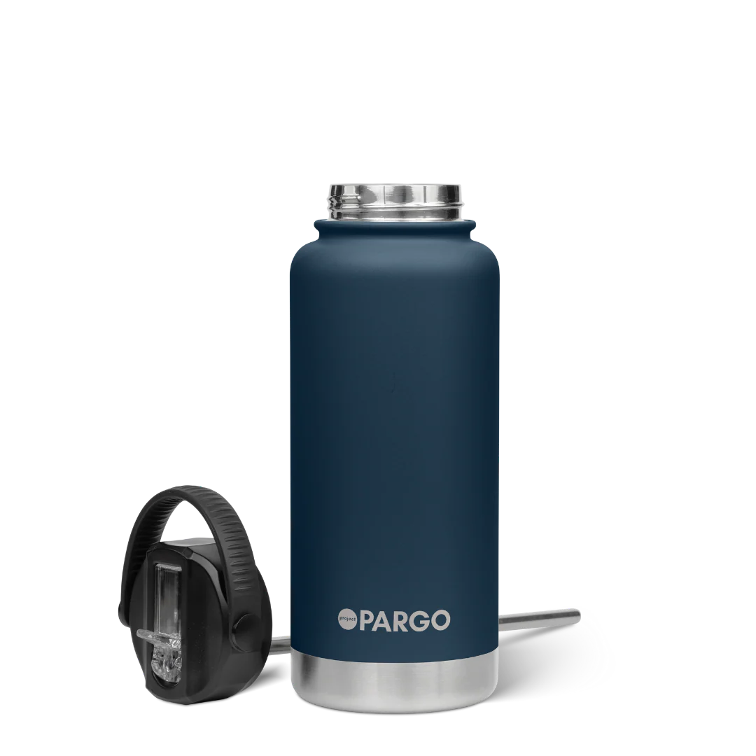 Project Pargo 950mL Insulated Bottle w/ Straw Lid - Deep Sea Navy