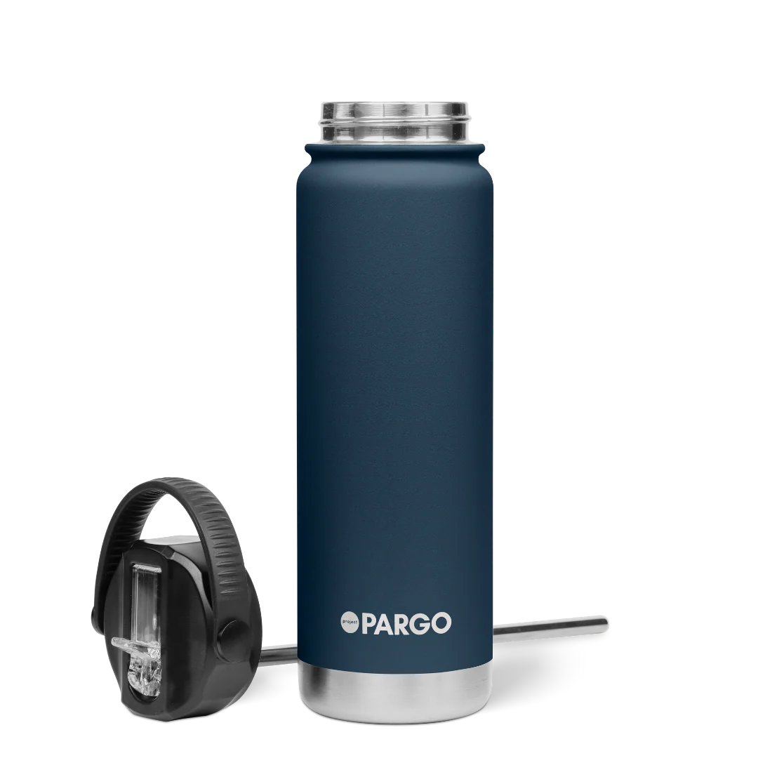 Project Pargo 750mL Insulated Bottle w/ Straw Lid - Deep Sea Navy