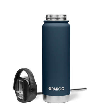 Project Pargo 750mL Insulated Bottle w/ Straw Lid - Deep Sea Navy
