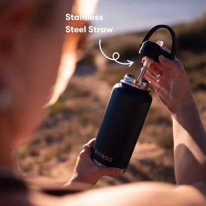 Project Pargo 950mL Insulated Bottle w/ Straw Lid - Deep Sea Navy