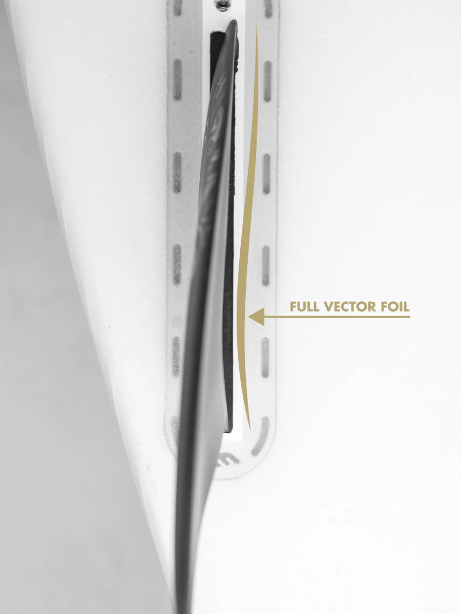 Futures 3/2 Large Alpha Thruster Set - Carbon/Silver
