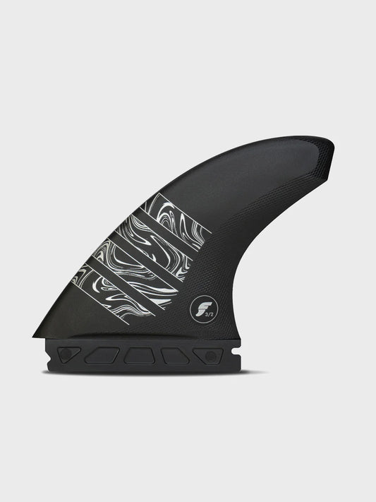 Futures 3/2 Large Alpha Thruster Set - Carbon/Silver