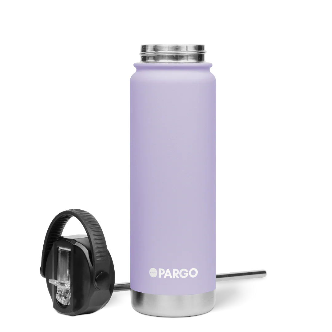 Project Pargo 750mL Insulated Bottle w/ Straw Lid - Love Lilac