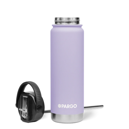 Project Pargo 750mL Insulated Bottle w/ Straw Lid - Love Lilac