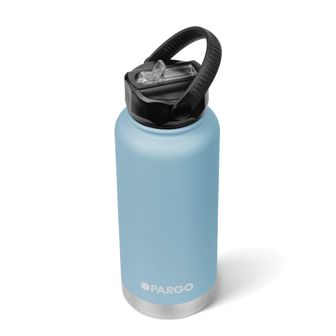 Project Pargo 950mL Insulated Bottle w/ Straw Lid - Bay Blue