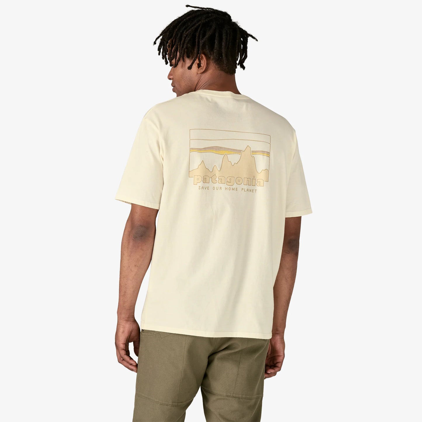 Patagonia Men's '73 Skyline Organic T-Shirt - Birch White