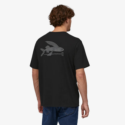 MEN'S FLYING FISH RESPONSIBILI TEE - BLACK