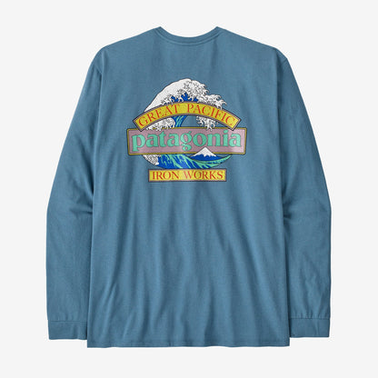Patagonia Men’s Long-Sleeved Great Waves Responsibili-Tee® - Shore Blue