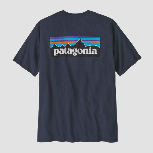 Patagonia Men's P-6 Logo Responsibili-Tee - New Navy