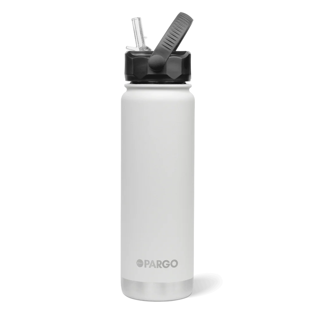Project Pargo 750mL Insulated Bottle w/ Straw Lid - Bone White