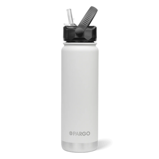 Project Pargo 750mL Insulated Bottle w/ Straw Lid - Bone White