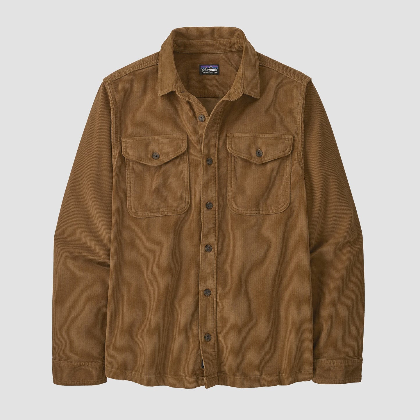 Men's Corduroy Shirt - Coriander Brown