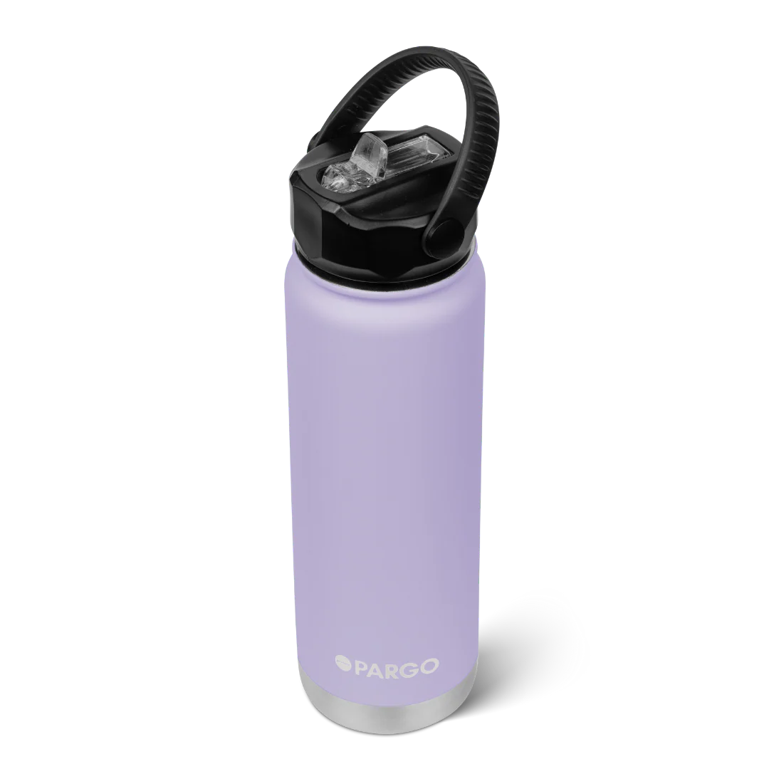 Project Pargo 750mL Insulated Bottle w/ Straw Lid - Love Lilac