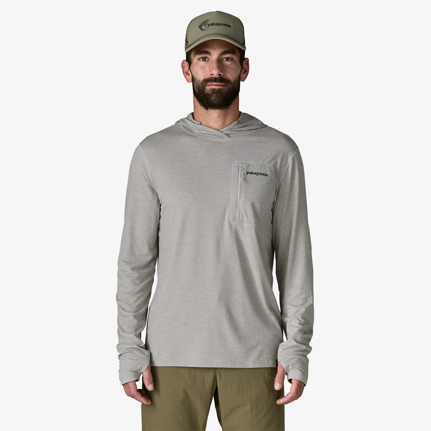 Patagonia Men’s Capilene® Cool Sun Hoody - Fitz Roy Trout