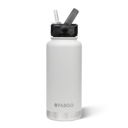 Project Pargo 950mL Insulated Bottle w/ Straw Lid - Bone White