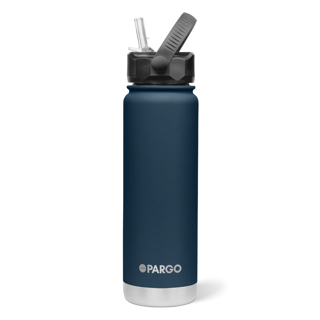 Project Pargo 750mL Insulated Bottle w/ Straw Lid - Deep Sea Navy