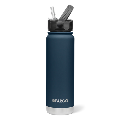 Project Pargo 750mL Insulated Bottle w/ Straw Lid - Deep Sea Navy