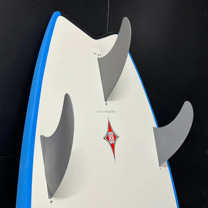 Bennett Softboard - 5'6 Classic Fish Premium Performance Soft Top - Blue