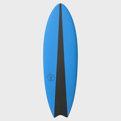 Bennett Softboard - 5'6 Classic Fish Premium Performance Soft Top - Blue