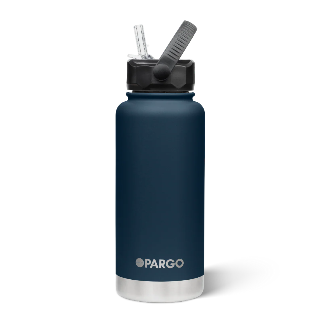 Project Pargo 950mL Insulated Bottle w/ Straw Lid - Deep Sea Navy