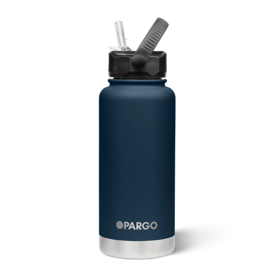 Project Pargo 950mL Insulated Bottle w/ Straw Lid - Deep Sea Navy
