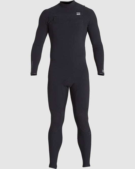 4/3 Furnace Comp Chest Zip Wetsuit - Black