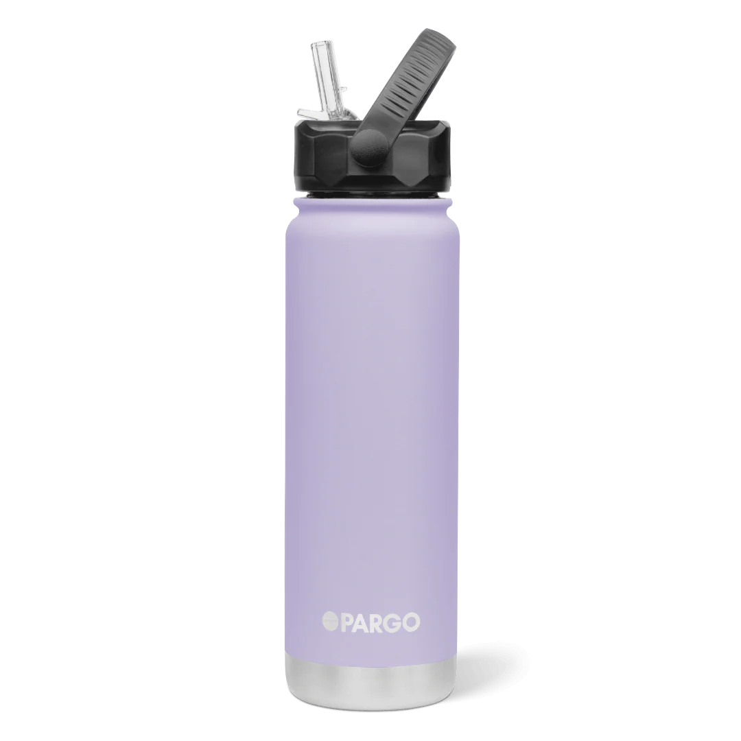 Project Pargo 750mL Insulated Bottle w/ Straw Lid - Love Lilac