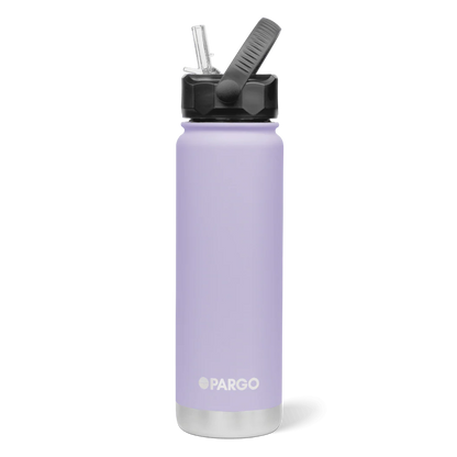Project Pargo 750mL Insulated Bottle w/ Straw Lid - Love Lilac