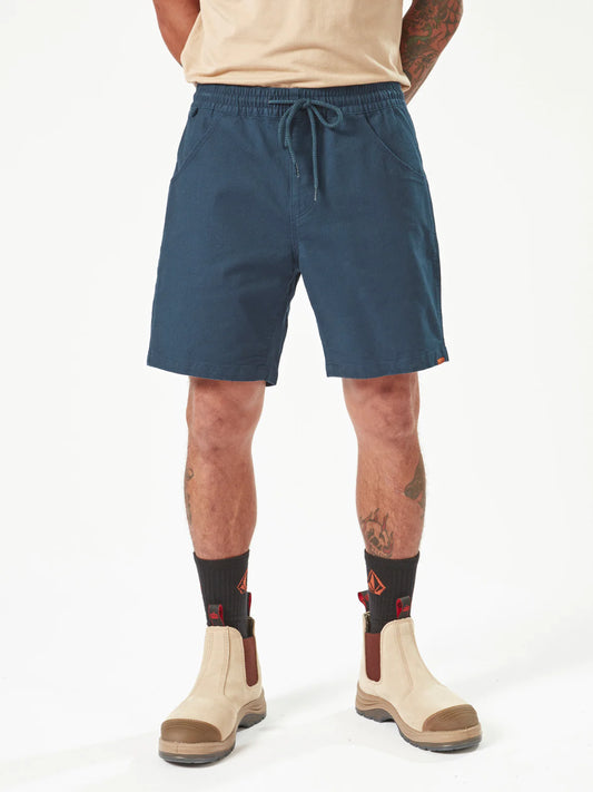 CALIPER ELASTIC WAIST SHORT 17" - NAVY