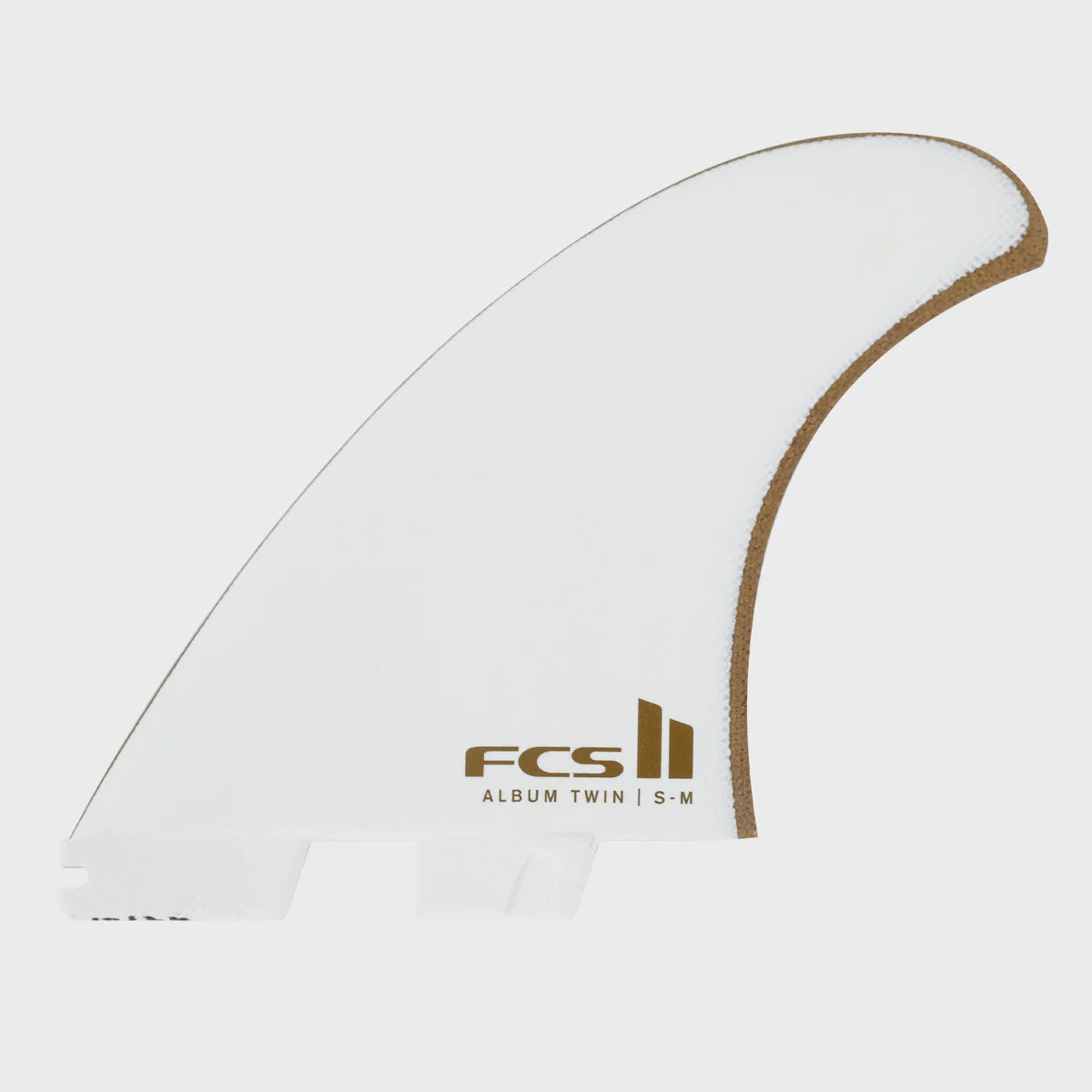 FCS II Album Twin +1 PG Fin Set - White/Gold