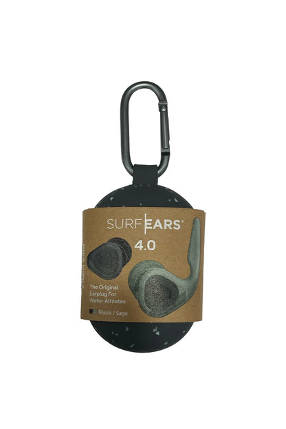 Surf Ears 4.0 Ear Plugs - Black/Sage